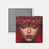 Mooie vrouw magneet (Voorkant / Achterkant)