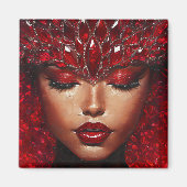 Mooie vrouw magneet (Voorkant)