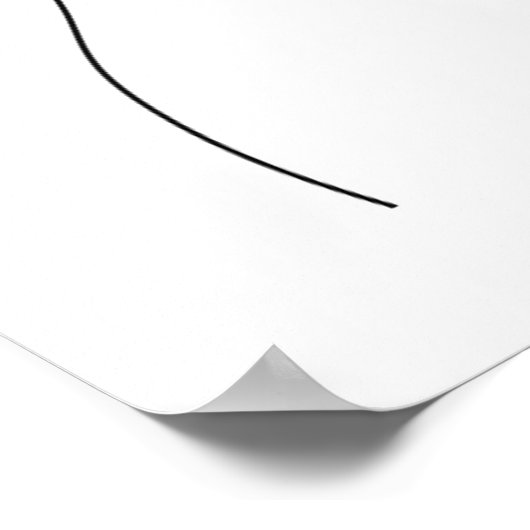 Mooie vrouw met bloemen op hoofd lijn kunst poster (Hoek)