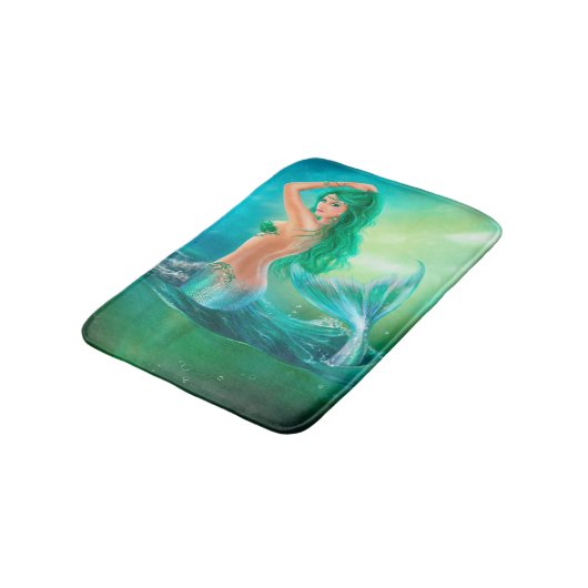 Mooie vrouw met fantasie Bath Mat (Gekanteld)