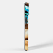 Mooie vrouw met reflectie van strandzonnebril Case-Mate iPhone case (Achterkant / Rechts)