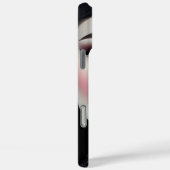 Mooie vrouw met rode roos Case-Mate iPhone case (Achterkant / Rechts)