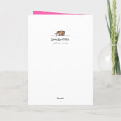 Mooie vrouw met tulp hart Valentijnsdag  Kaart (Achterkant)