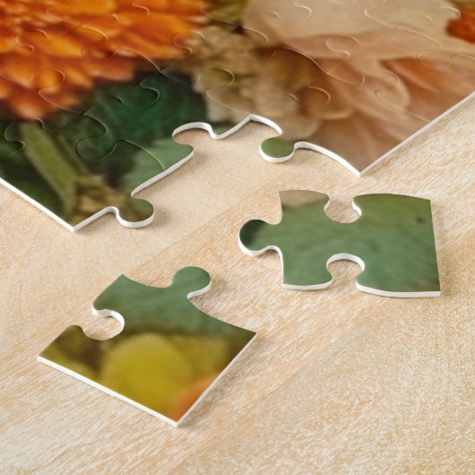 Mooie Vrouw met Vogels en Bloemen Legpuzzel (Zijkant)