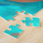 Mooie vrouw onder water AI kunst Legpuzzel (Zijkant)