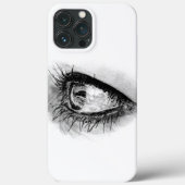 Mooie vrouw oog in volle mascara Case-Mate iPhone case (Achterkant)