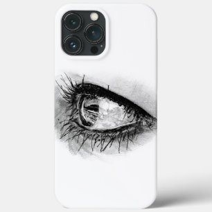 Mooie vrouw oog in volle mascara Case-Mate iPhone case