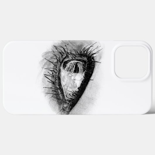 Mooie vrouw oog in volle mascara Case-Mate iPhone case (Achterkant (horizontaal))
