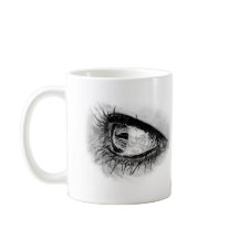 Mooie vrouw oog in volle mascara