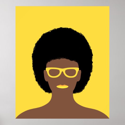 Mooie vrouw poster (Voorkant)