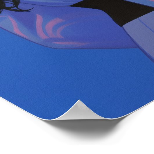 Mooie vrouw poster (Hoek)