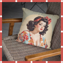 Mooie Vrouw Retro Pin Up