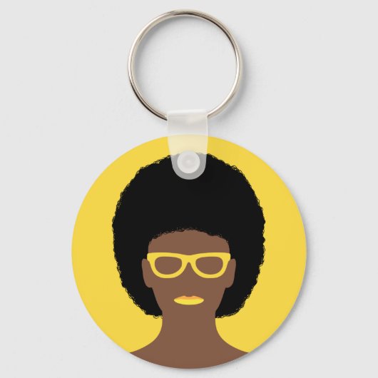 Mooie vrouw sleutelhanger (Voorkant)