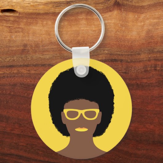 Mooie vrouw sleutelhanger (Voorkant)