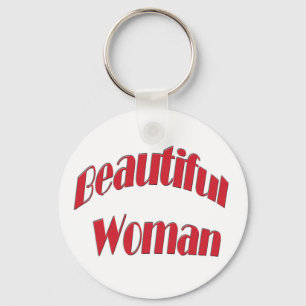 Mooie vrouw sleutelhanger