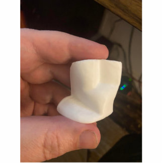 Mooie vrouw staand fotobeeldje 