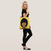 Mooie vrouw tote bag (Op model)