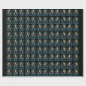 mooie vrouw uit de jaren 20 cadeaupapier (Vlak)