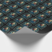 mooie vrouw uit de jaren 20 cadeaupapier (Hoek)