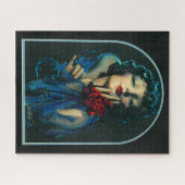 mooie vrouw uit de jaren 20 legpuzzel (Horizontaal)