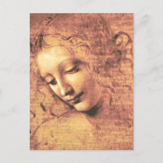Mooie vrouw van Leonardo da Vinci Briefkaart (Voorkant)