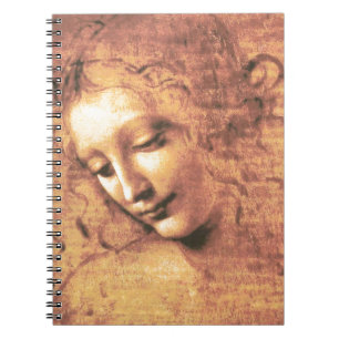 Mooie vrouw van Leonardo da Vinci Notitieboek
