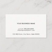 Mooie vrouwelijke professionele vrouwen liefde-har visitekaartje (Achterkant)