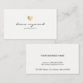 Mooie vrouwelijke professionele vrouwen liefde-har visitekaartje (Voorkant / Achterkant)