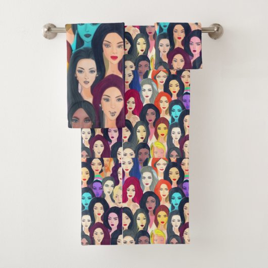 Mooie vrouwen bad handdoek (Insitu)