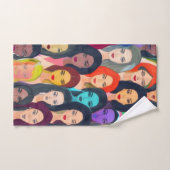 Mooie vrouwen bad handdoek (Handdoek)