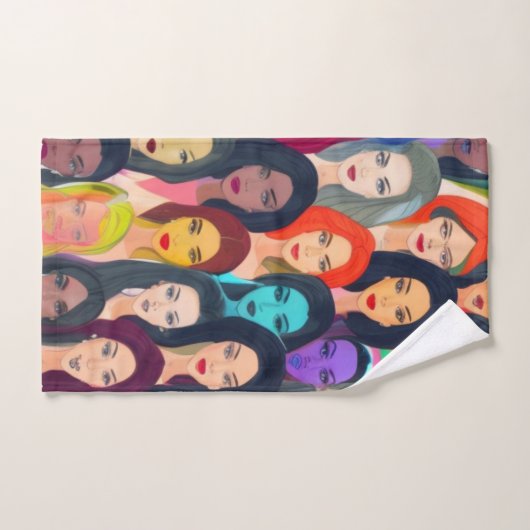 Mooie vrouwen bad handdoek (Handdoek)
