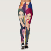 Mooie vrouwen leggings (Achterkant)