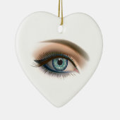 Mooie vrouwen ogen, keramische siervoorwerpen keramisch ornament (Rechts)