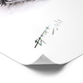 Mooie vrouwen ogen Minimale kunst tekenen Poster (Hoek)