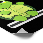 Mooie vrouwen redden het Zee, geen plastiek Poster (Hoek)