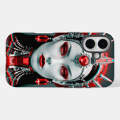 Mooie vrouwen robot van de toekomst Case-Mate iPhone case (Achterkant (horizontaal))