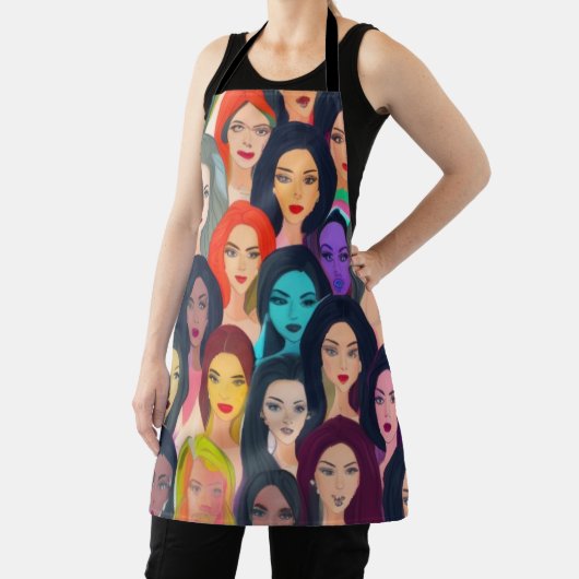 Mooie vrouwen schort (Insitu)