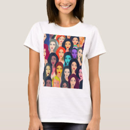 Mooie vrouwen t-shirt