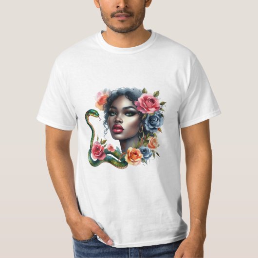 mooie vrouwen t-shirt (Voorkant)