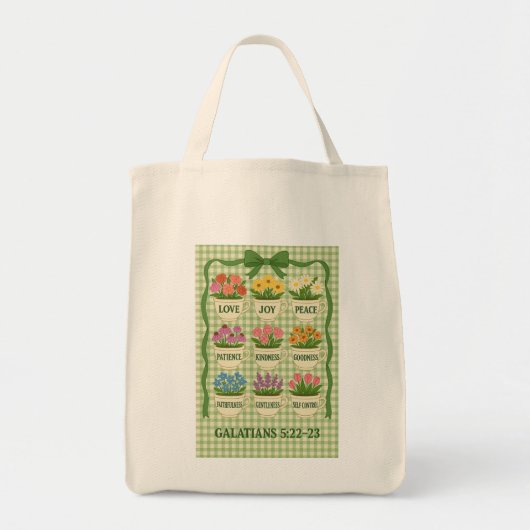 Mooie vrucht van de Spirit Tea Cups Shirt Tote Bag (Voorkant)
