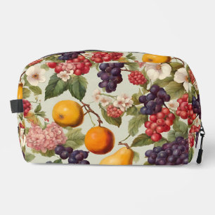 Mooie vruchten en delicate bloemen Franse stijl Toilettasje