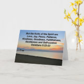 MOOIE VRUCHTEN VAN HET SPIRIT WENSKAART KAART (Gele Bloem)