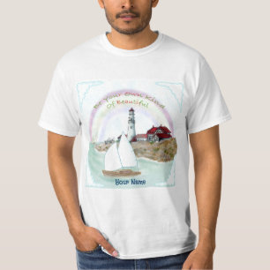 Mooie vuurtoren  t-shirt