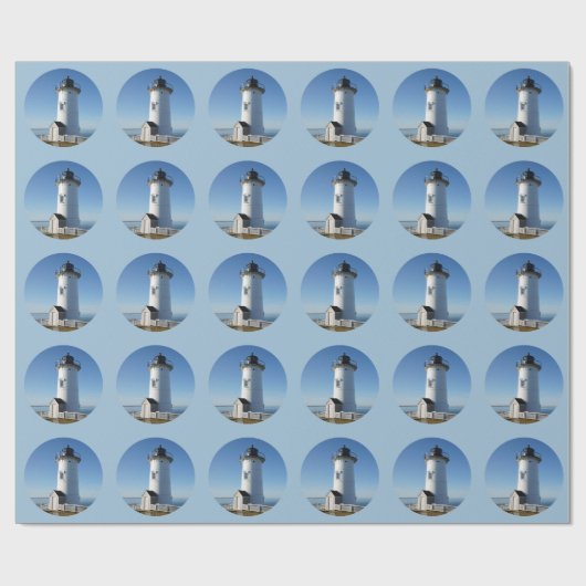 Mooie vuurtoren van Nobska Cadeaupapier (Vlak)