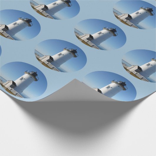 Mooie vuurtoren van Nobska Cadeaupapier (Hoek)