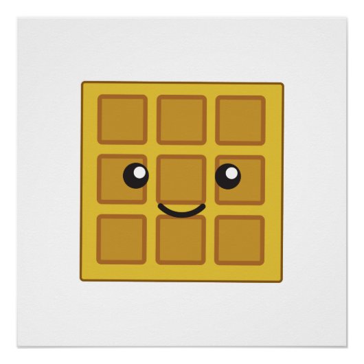 Mooie Waffel Poster (Voorkant)