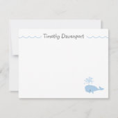 Mooie Walvis Briefkaart (Voorkant)