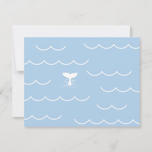 Mooie Walvis Briefkaart (Achterkant)