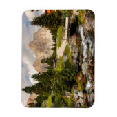 Mooie wandelvloeren, bomen en bergen magneet (Verticaal)