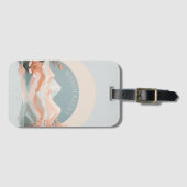 Mooie Wanderlust Mountain Landscape Travel Bagagelabel (Voorkant (horizontaal))